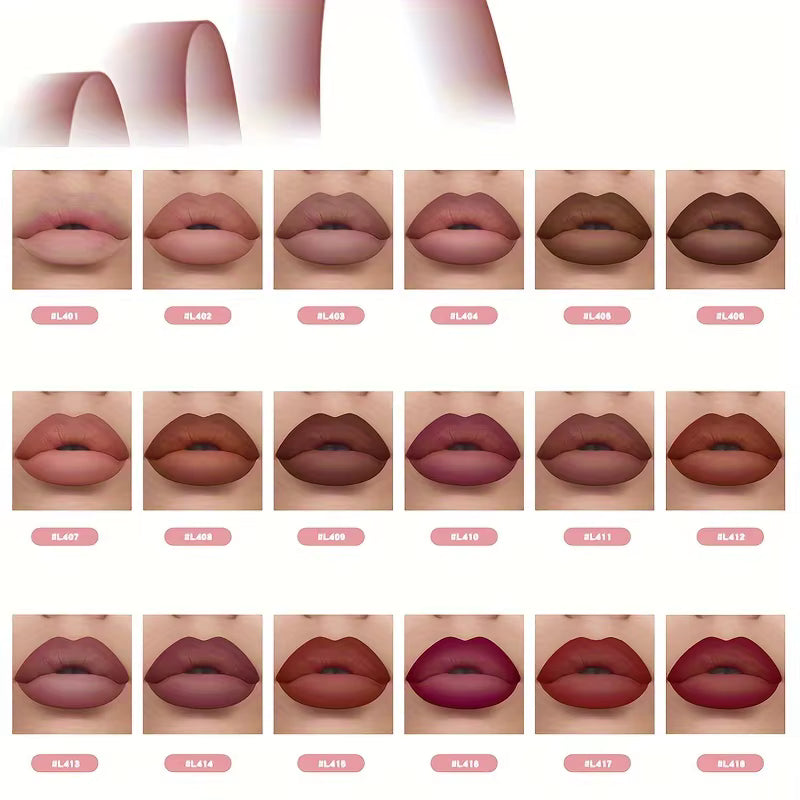 6pcs Velvet Matte Lip Liner Set — Long-Lasting, Smooth, Vibrant Colors