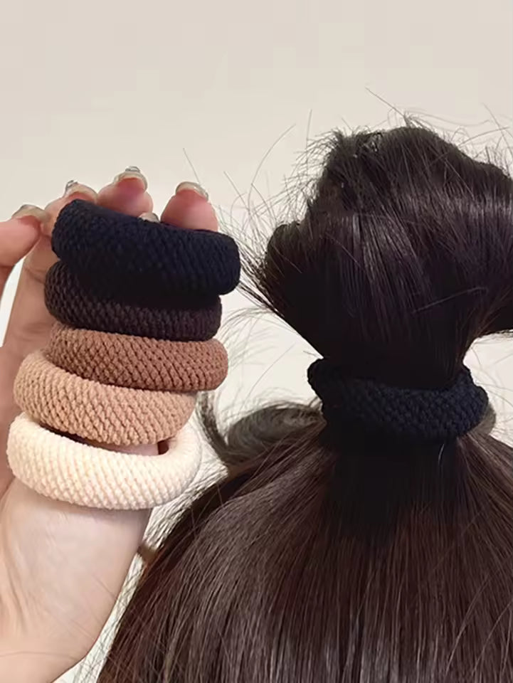 Satin Scrunchies Set — Pack of 10 | Soft & Hair-Friendly Hair Ties